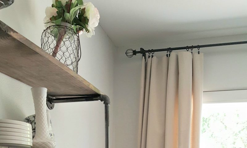 Budget-friendly decorating ideas: DIY drop cloth curtains