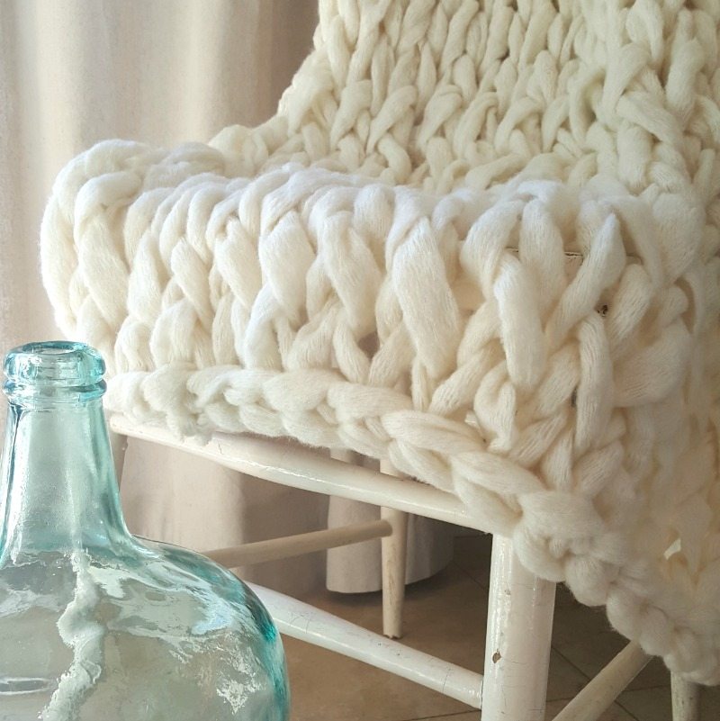 Luxurious and soft, chunky knit throws are the most popular decor accessory.