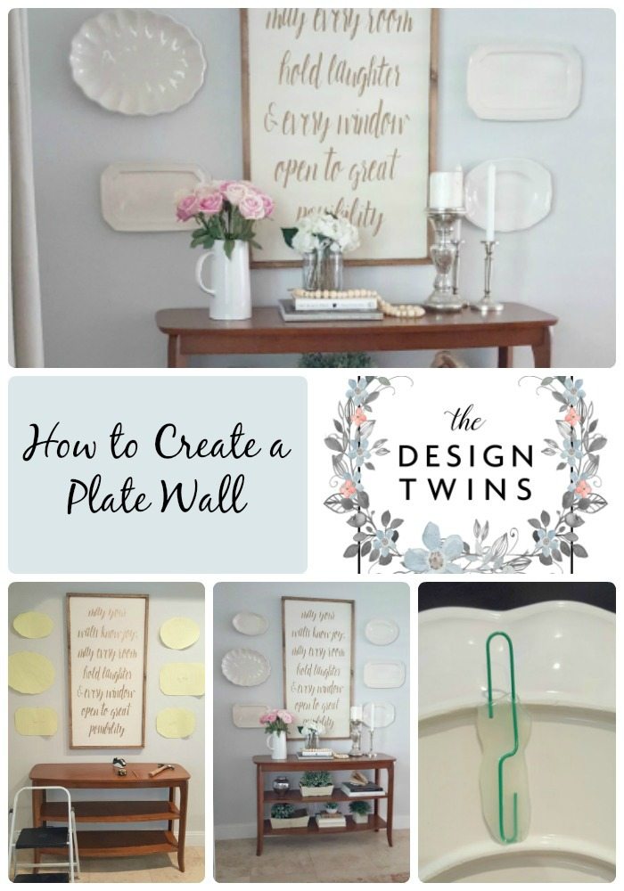 Sharing our easy How-to Guide to hang your first plate wall!