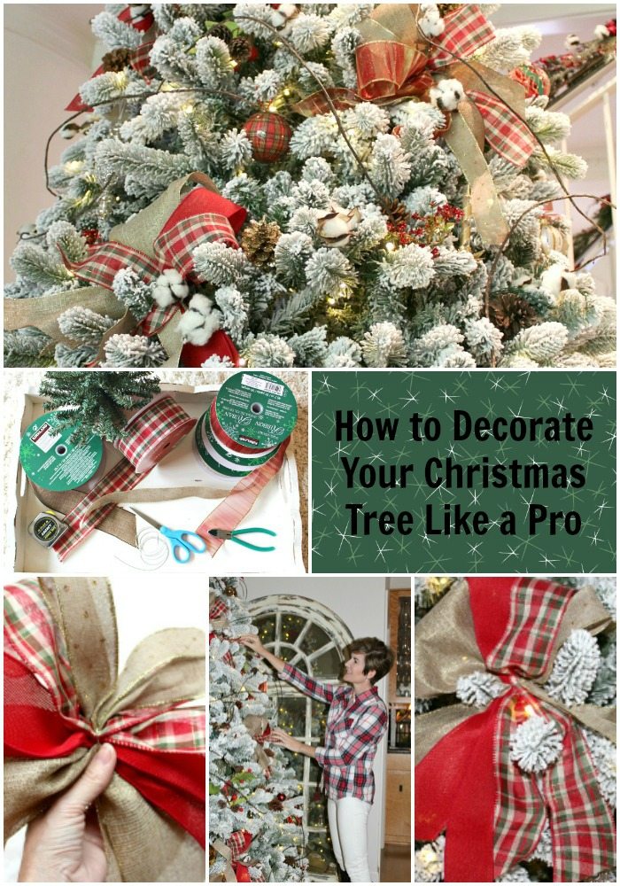 easy designer tips Christmas tree decorating