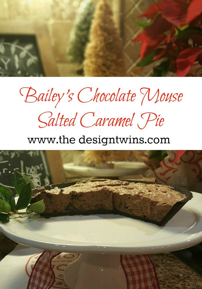 Bailey's Chocolate Mouse Salted Caramel Pie pin