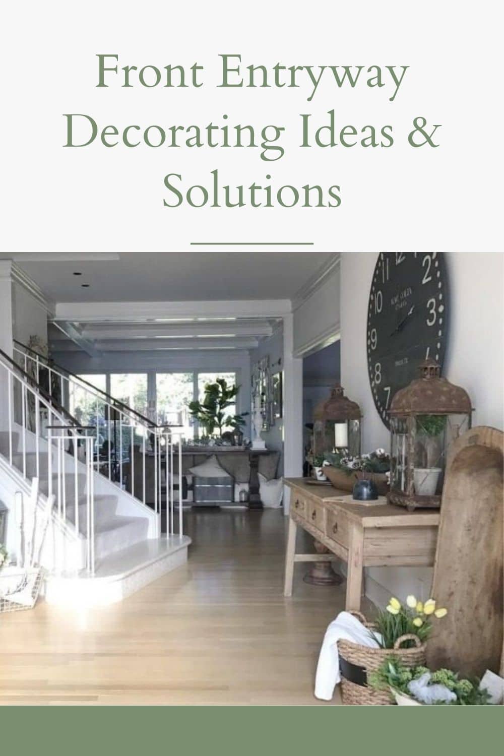 Front Entryway Decorating Ideas and Solutions The Design Twins