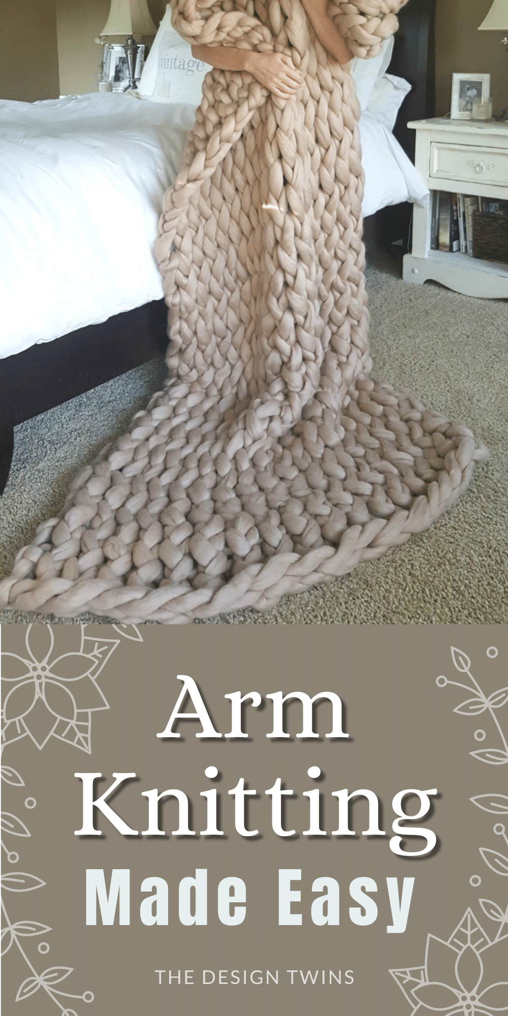 Arm Knitting Guide For Beginners How To Arm Knit A Blanket