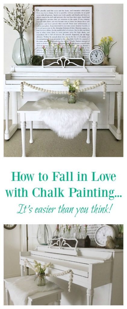Furniture restoration with chalk paint