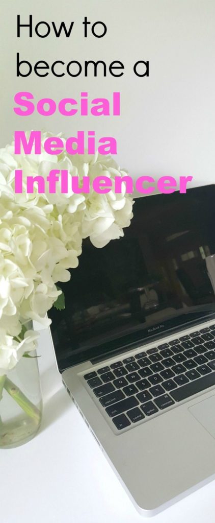 How to become a Social Media Influencer pin
