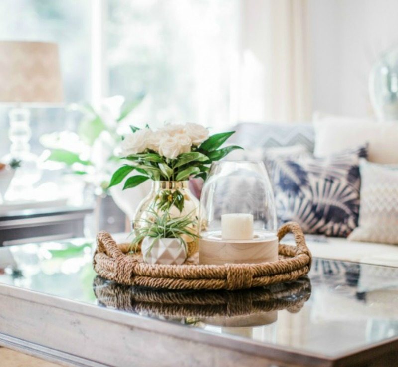 mix natural with glam for summertime decor