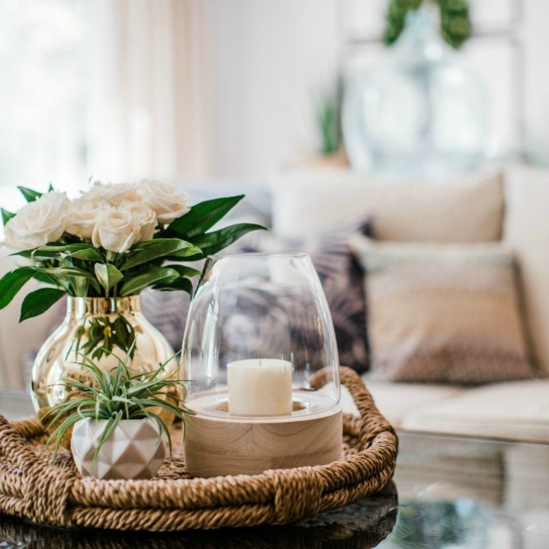 bring outdoors inside with summertime decor refresh