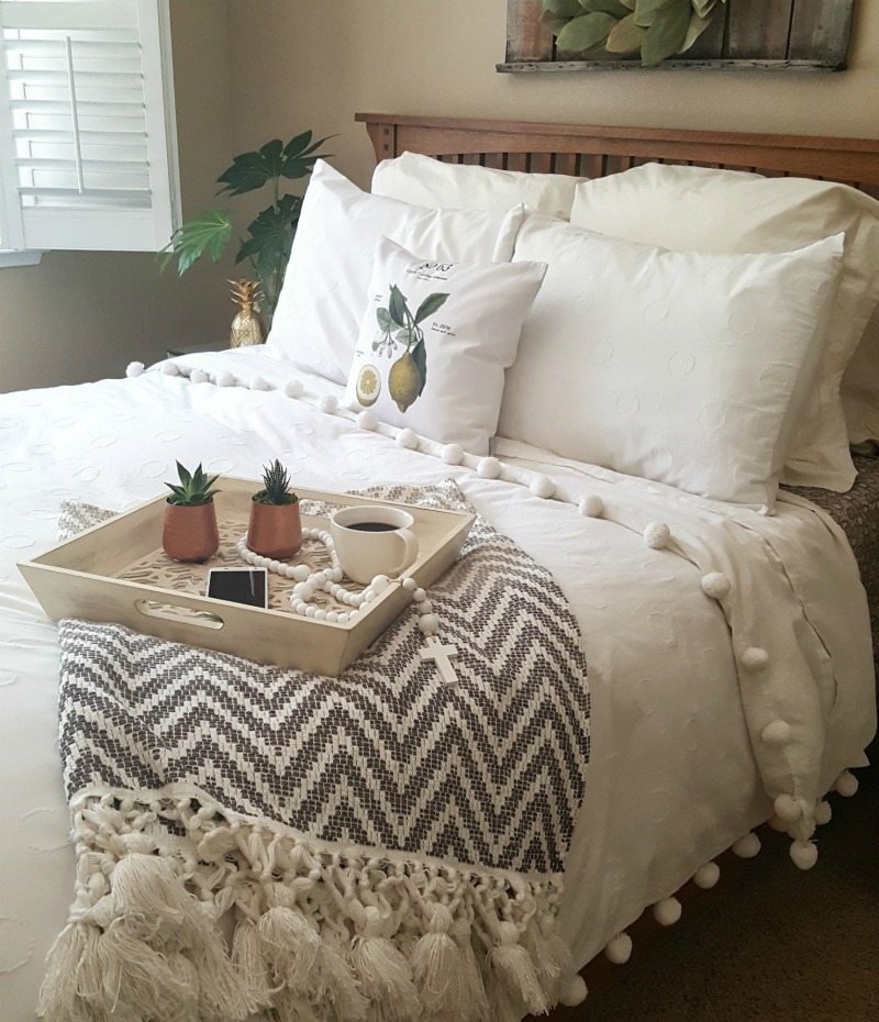 master Instagram with boho bedroom decor