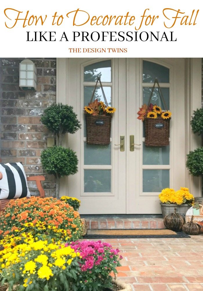 How to Decorate for Fall Like a Professional pin
