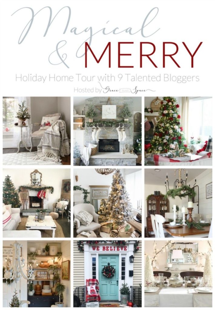 Magical and Merry holiday home tour with 9 talented bloggers pin