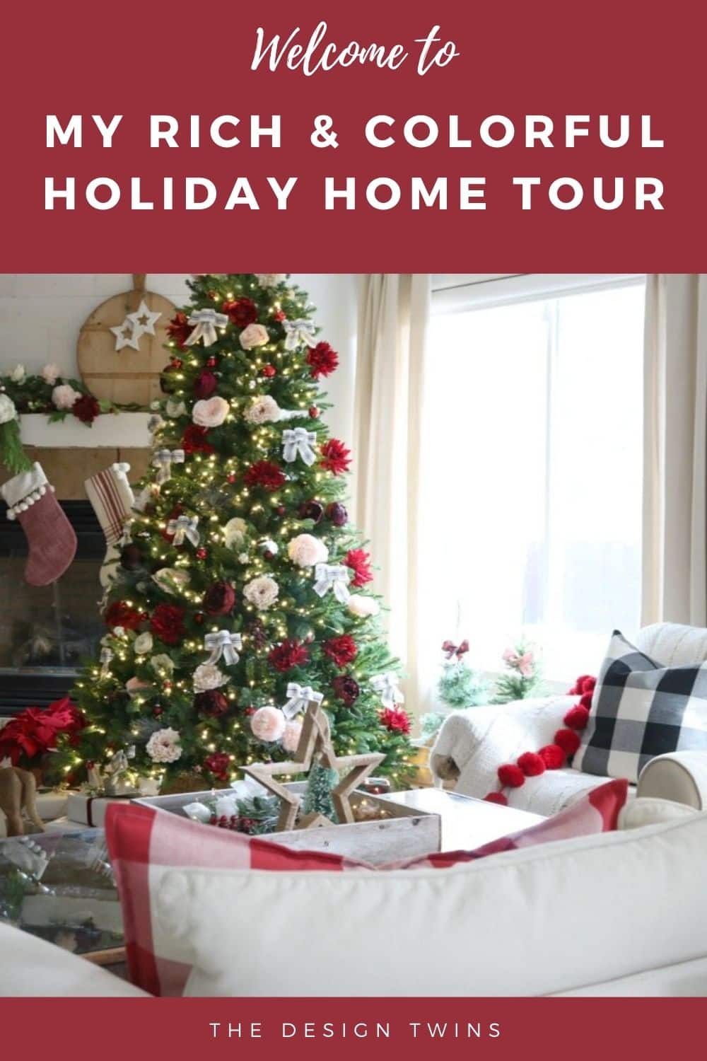 Welcome to My Rich and Colorful Holiday Home Tour - The Design Twins