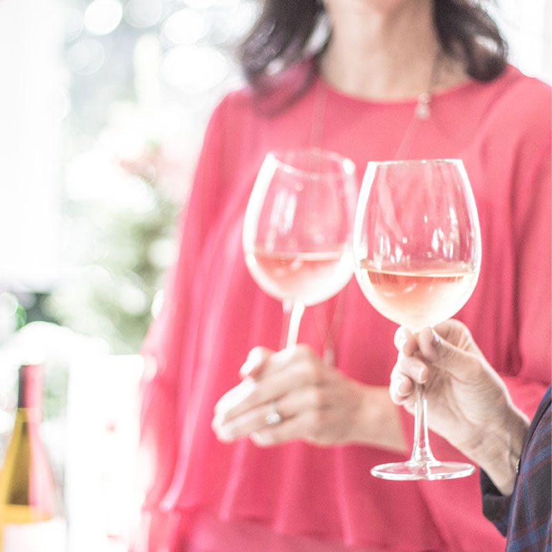 wente wines shared with good friends this holiday
