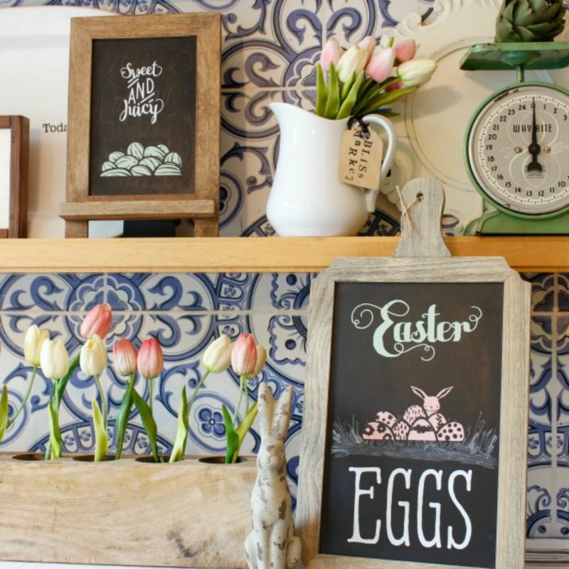 Tips and Tricks for Stenciling on a Chalkboard - Stencil Stories