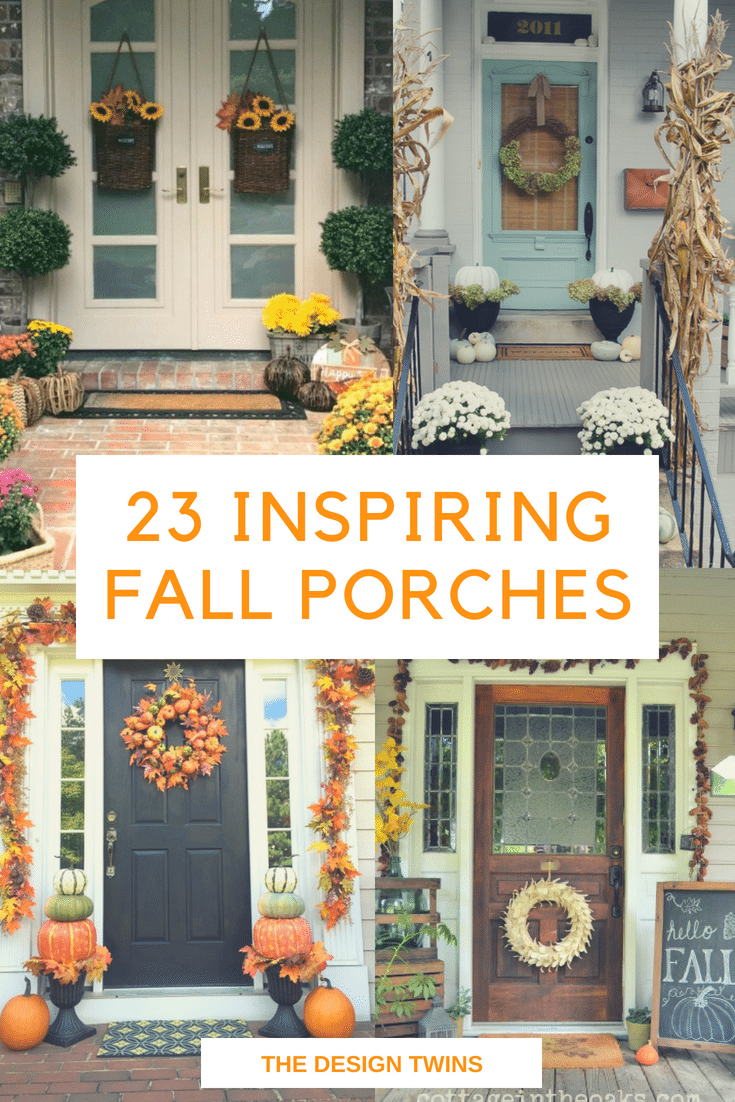 fall porches and front doors