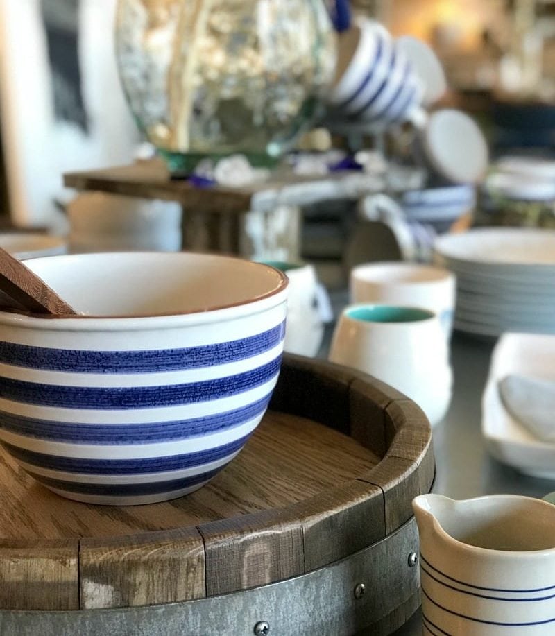 home decor store in Carmel, CA clementine and co has cute decor and bowls