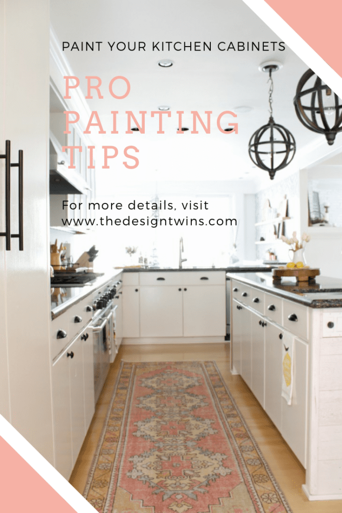 How To Paint Kitchen Cabinets Like A Pro | The Design Twins