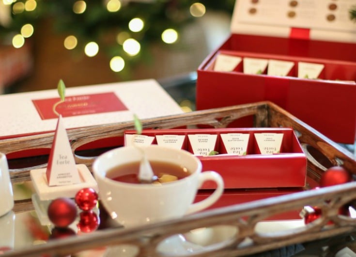 Relax and enjoy the best of the holiday season when you serve Warming Joy tea by Tea Forte.
