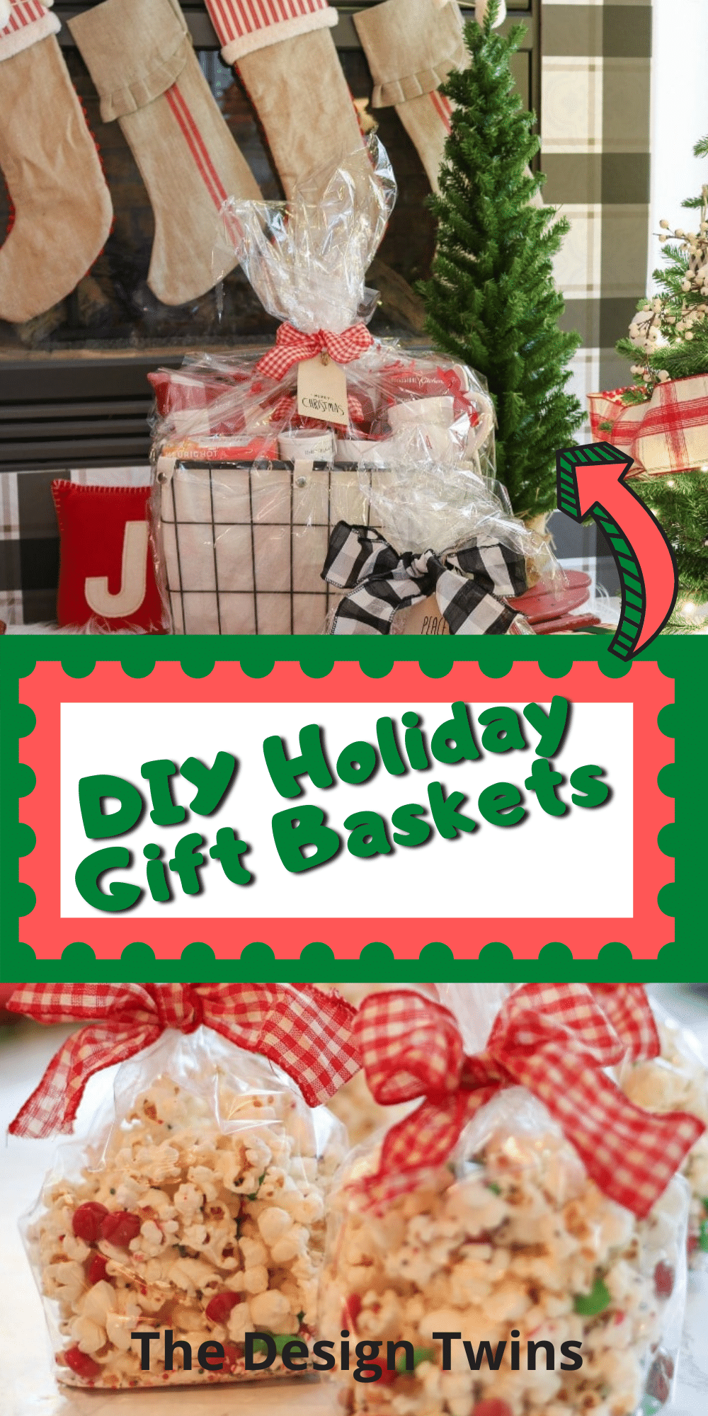 DIY Christmas Gift Baskets Your Friends Will Love- The Design Twins