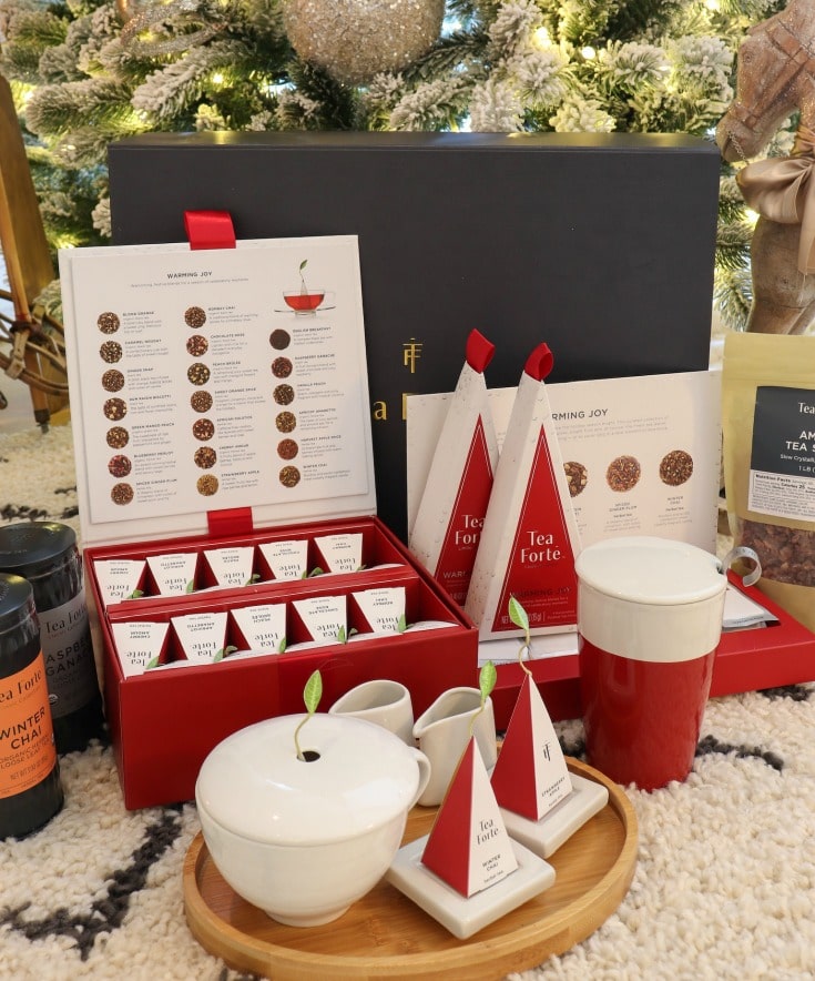 Tea Forte's Warming Joy Collection makes the perfect gift or stocking stuffer
