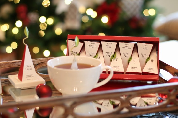 Give the magic of Christmas when you gift Warming Joy tea from Tea Forte.