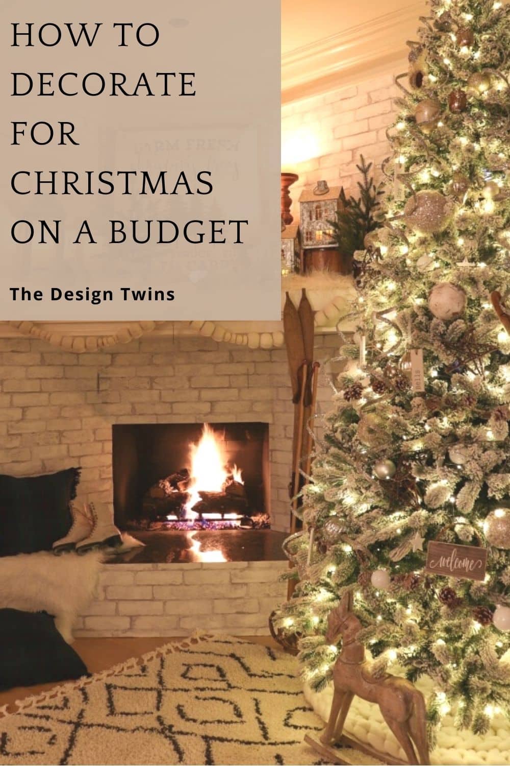 How to Decorate For Christmas on a Budget - The Design Twins