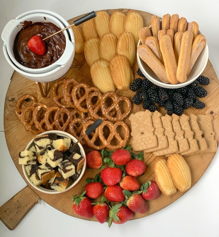 learn how to take gorgeous photos of your dessert chocolate fondue charcuterie board