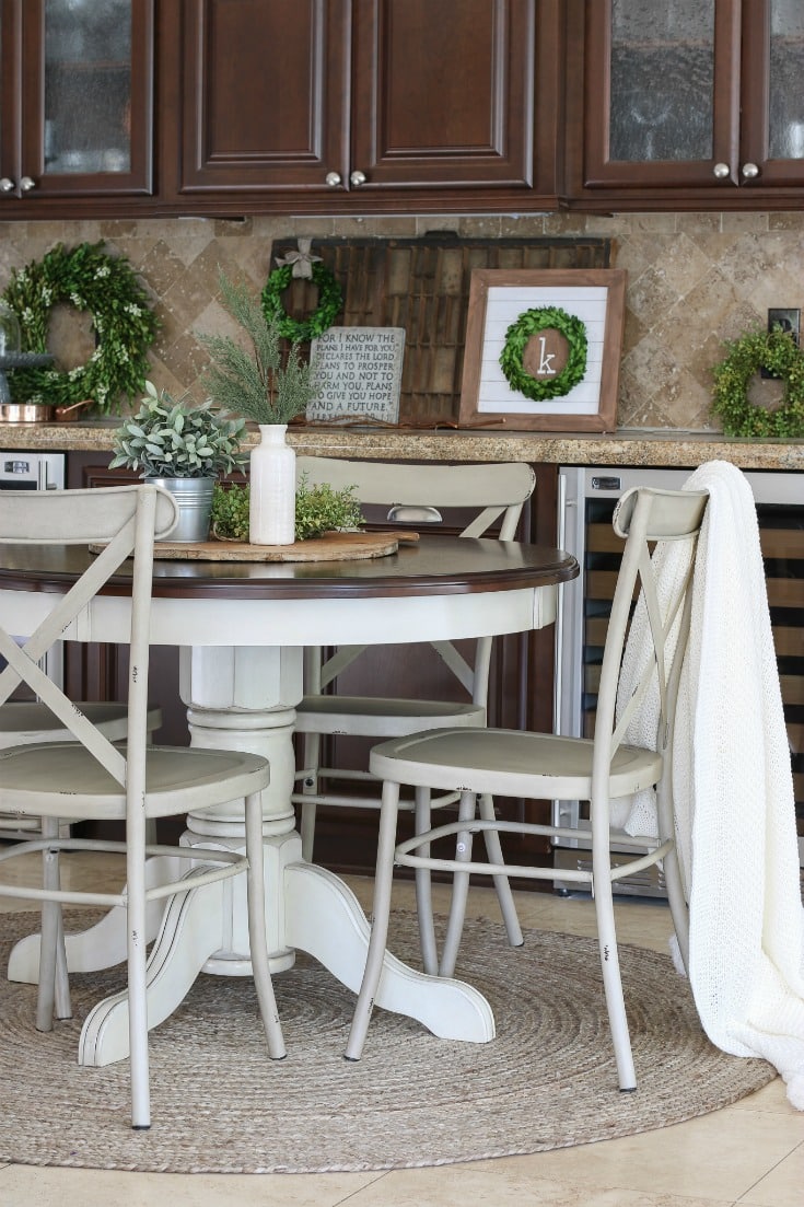 table and chair set from Better Homes & Gardens adds new eating area and optimizes space