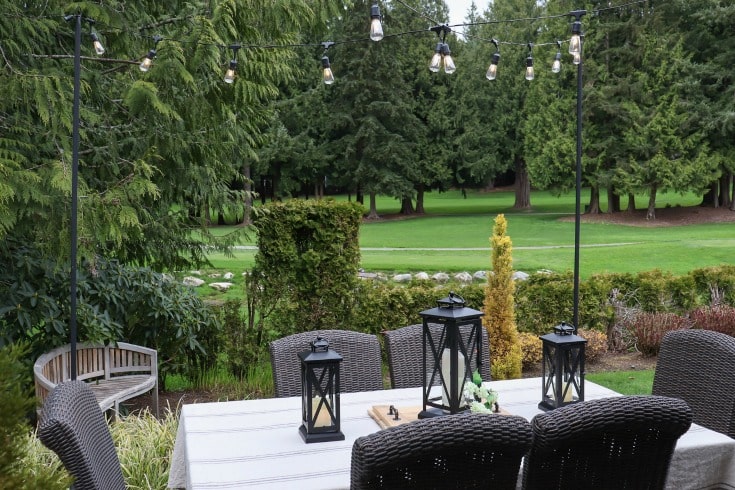 take your backyard space to the next level with outdoor lighting