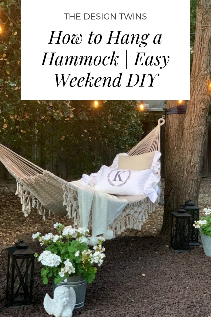 Hammock hanging tips for easy weekend DIY project
