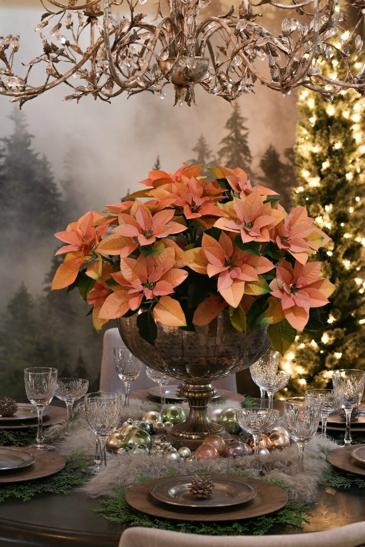 elegant floral dining table centerpiece