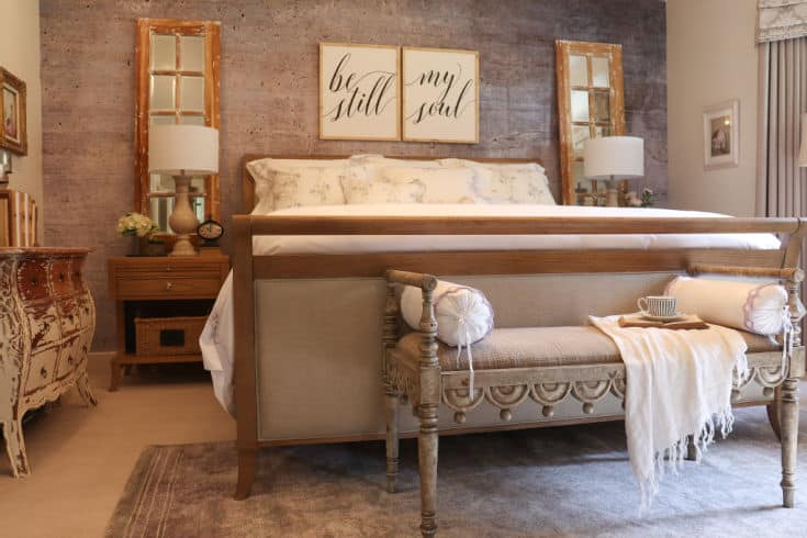 elegant sleigh bed, quality furniture for better sleep