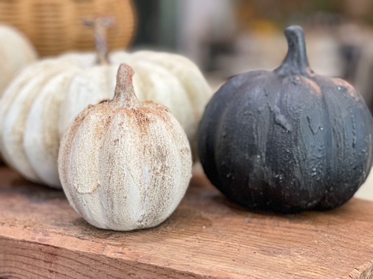 pottery barn look pumpkins for less