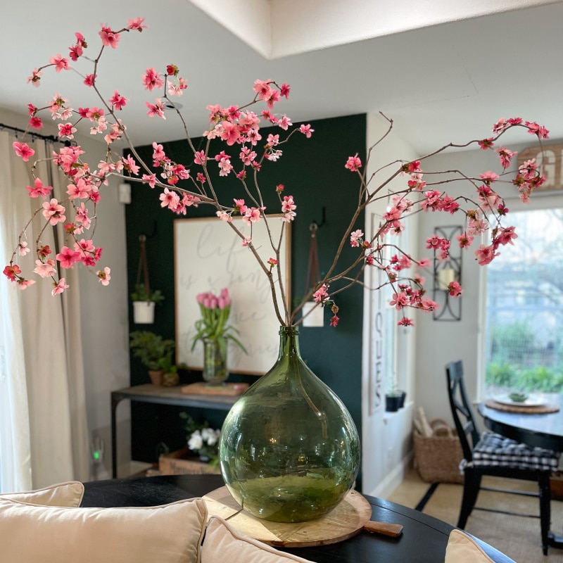 Beautiful pink cherry blossoms make perfect spring decor