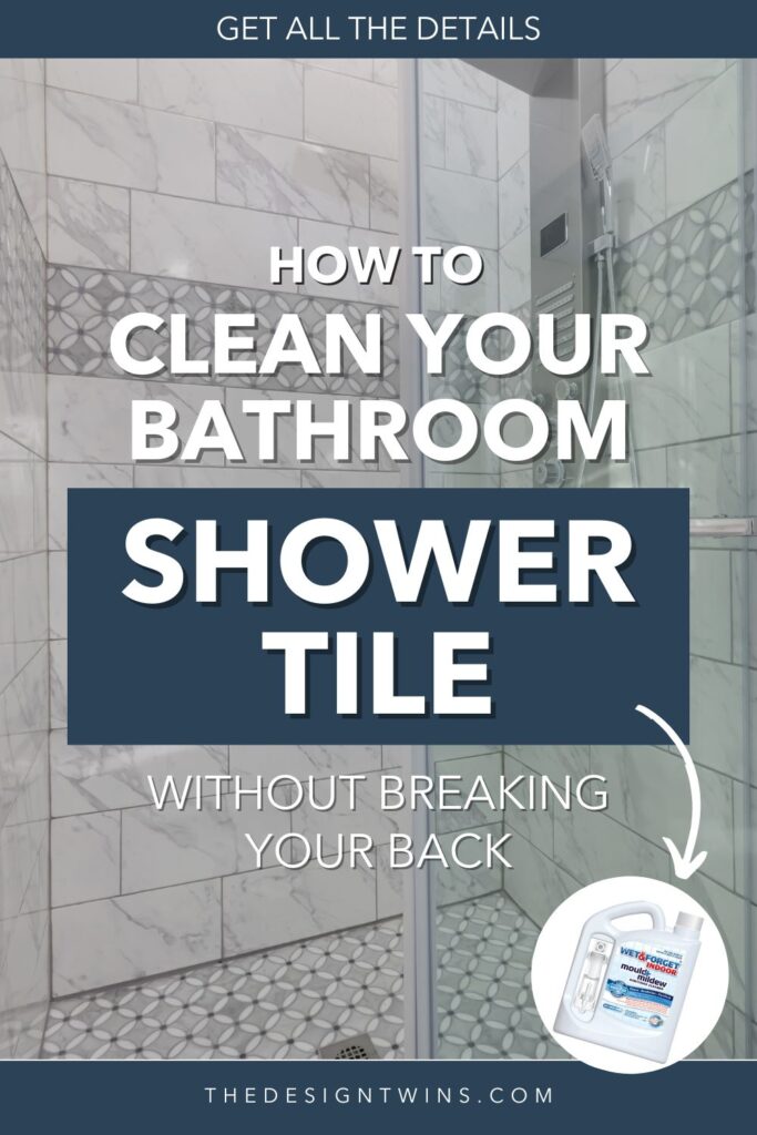 How to clean bathroom shower tile without breaking your back