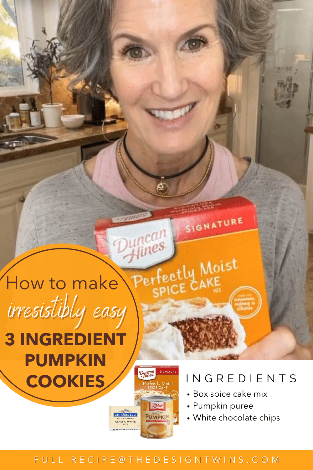 How To Make Irresistibly Easy 3 Ingredient Pumpkin Cookies 2699